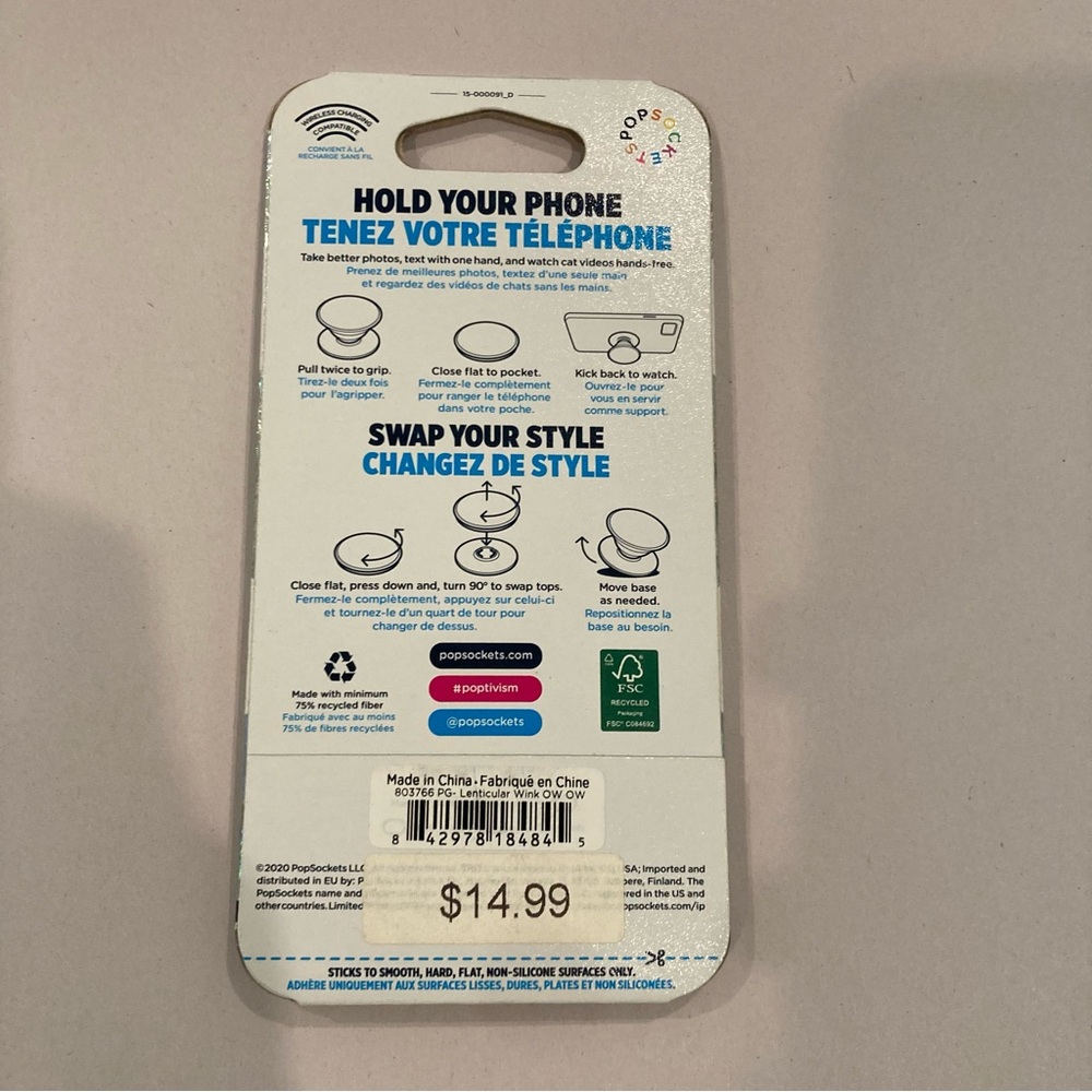 Popsockets Blue PopGrip - Picture 2 of 4